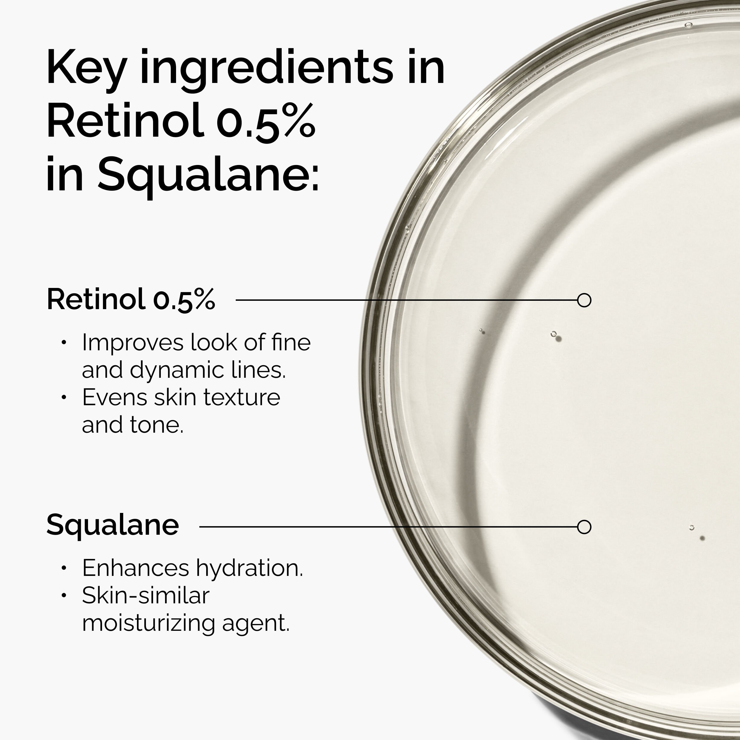 Anti-Aging Moderate Strength Retinol 0.5% in Squalane Serum 30ml - Image 3